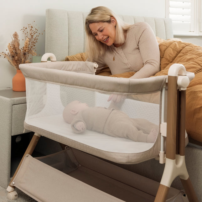 Cloud Bedside Crib - Oatmeal