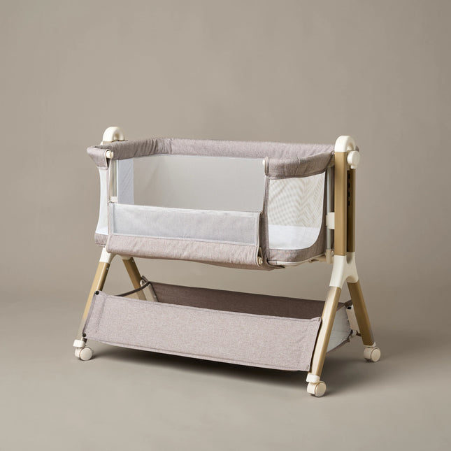 Cloud Bedside Crib - Nutmeg