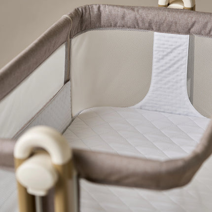 Cloud Bedside Crib - Nutmeg