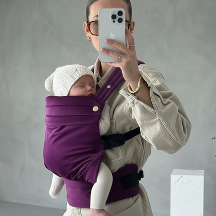Velvet Baby Carrier - Berry Kiss