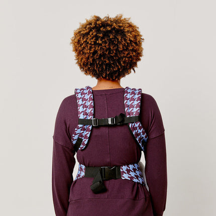 Nomad Air Houndstooth Baby Carrier - Harlow Lavender Blue