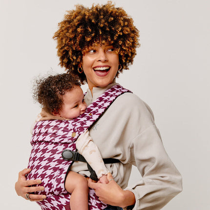 Nomad Air Houndstooth Baby Carrier - Harlow Sweet Lilac