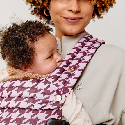 Nomad Air Houndstooth Baby Carrier - Harlow Sweet Lilac
