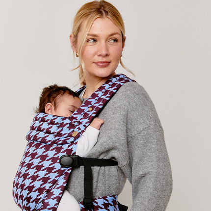 Nomad Air Houndstooth Baby Carrier - Harlow Lavender Blue
