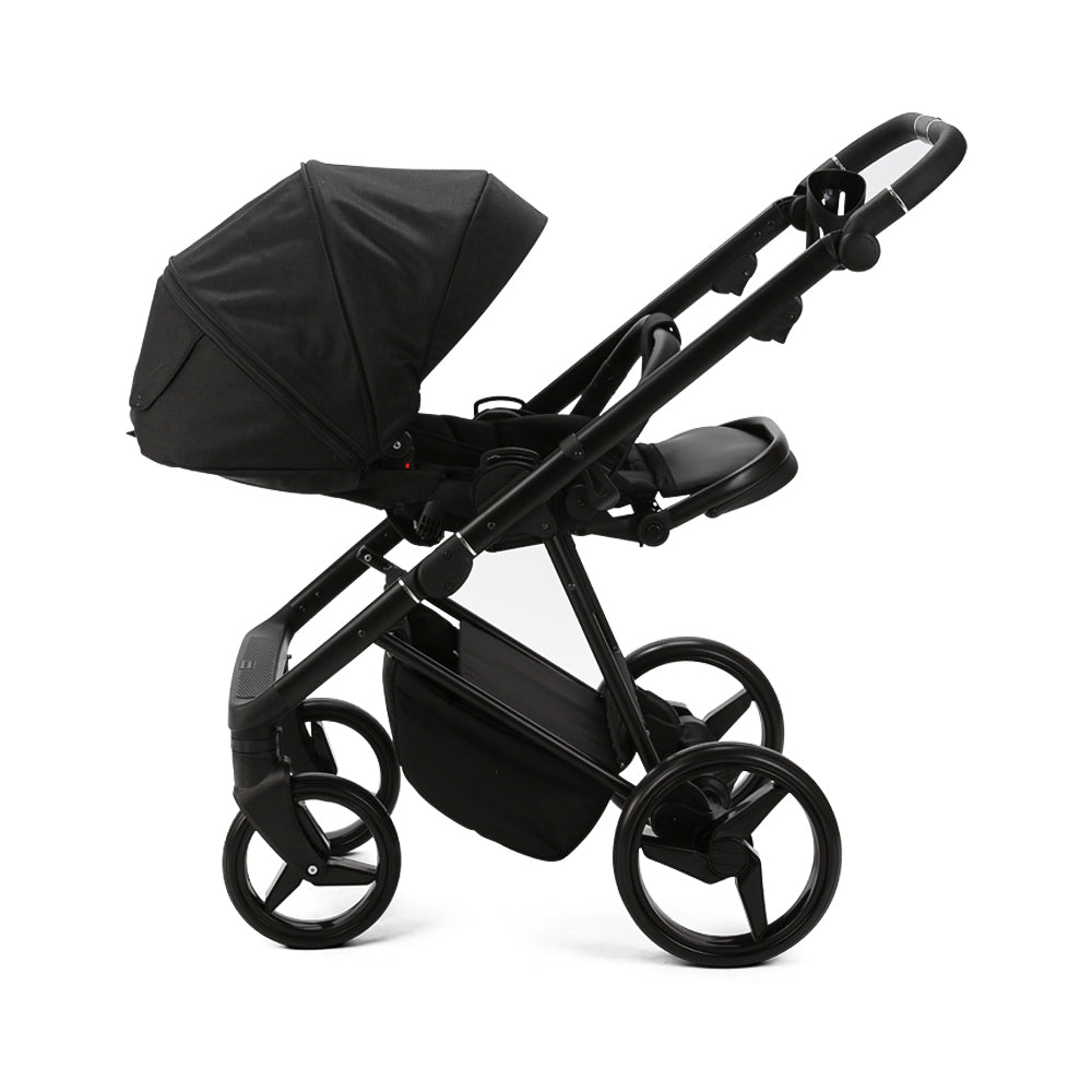 Milano Evo 2 in 1 Pushchair Quantam Special Edition Carbon Black Junior Bambinos