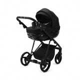 Milano Evo 3 in 1 Pushchair Quantam Special Edition with Car Seat and Isofix Base - Carbon Black