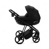 Milano Evo 3 in 1 Pushchair Quantam Special Edition with Car Seat and Isofix Base - Carbon Black