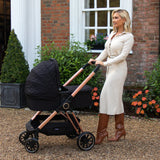 Billie Faiers Black Quilted iSize Travel System | MB250i