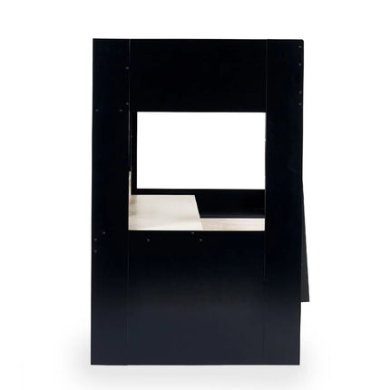 Blaze Gaming High Sleeper Bed with Desk - Black & Wood