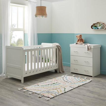 Caro 2 Piece Room Set - White Wash