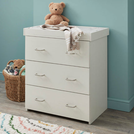 Caro Mini 2 Piece Room Set - White Wash