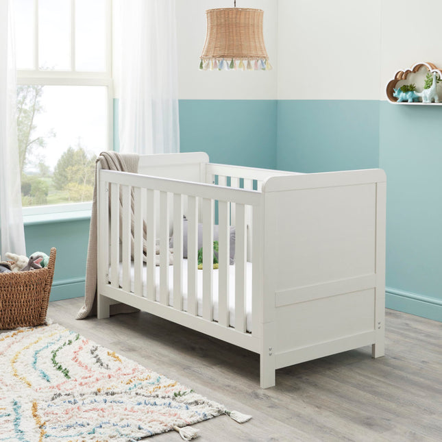 Caro Cot Bed - White Wash