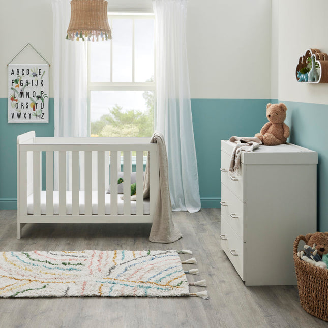 Caro Mini 2 Piece Room Set - White Wash