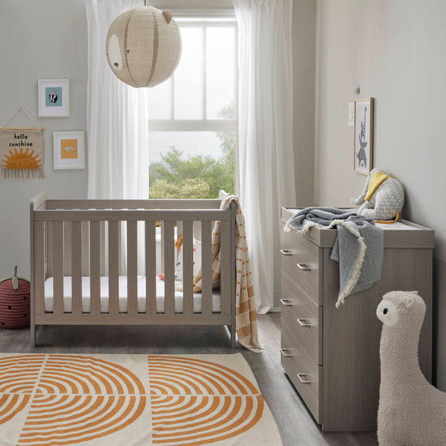 Caro Mini 2 Piece Room Set - Grey Wash