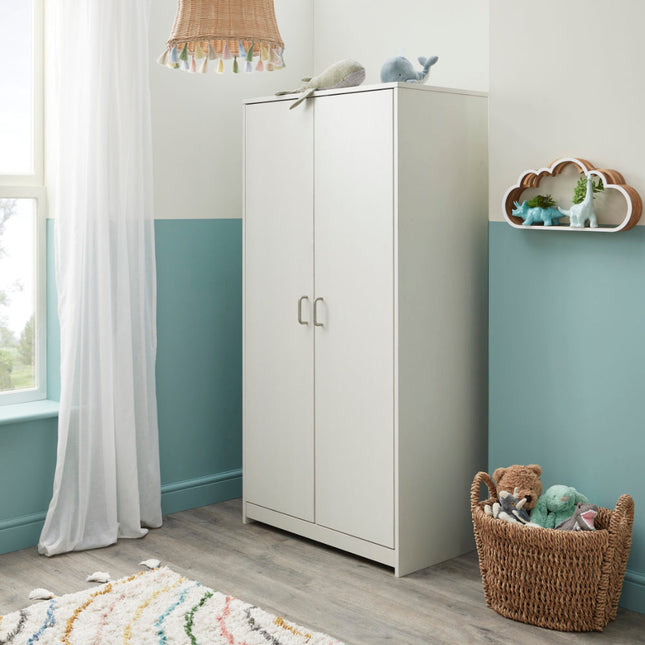 Caro Wardrobe - White Wash