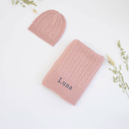 CLASSIC CASHMERE BABY GIFT SET - ROSEWOOD
