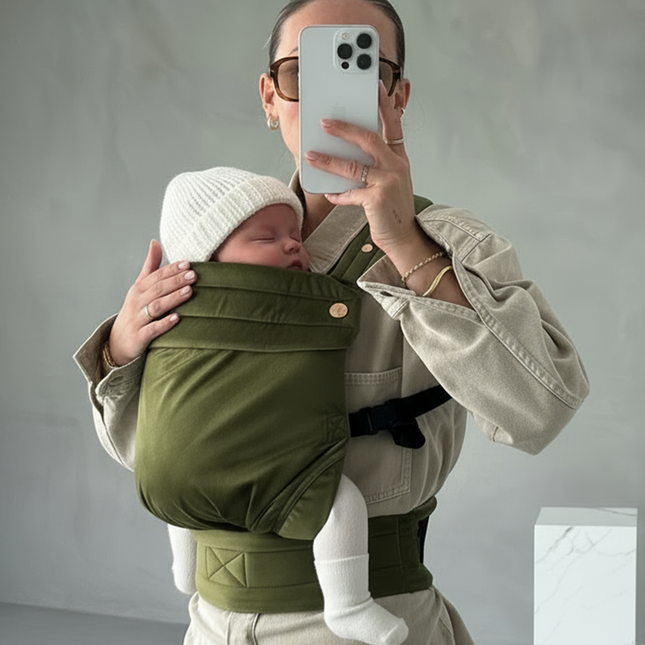 Velvet Baby Carrier - Cedar Green