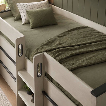 Celeste Mid Sleeper with Drawers - Nordic