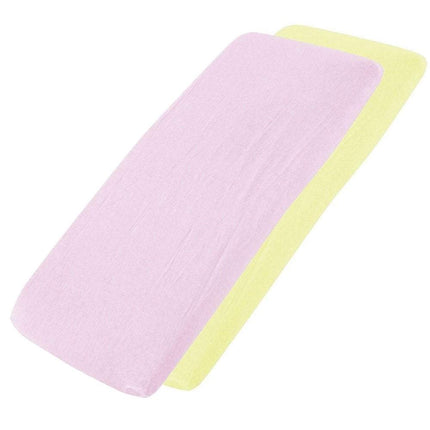 Crib Jersey Fitted Sheets 100% Cotton 40x90cm - Pack Of 4 - Fits All Models