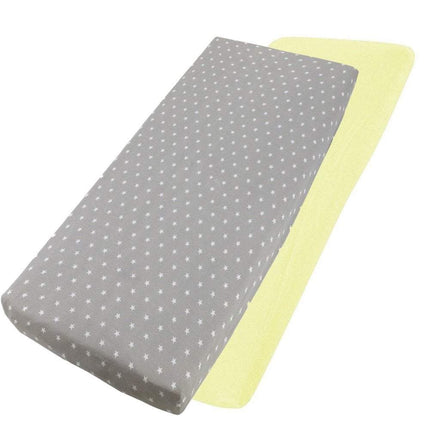 Crib Jersey Fitted Sheets 100% Cotton 40x90cm - Pack Of 4 - Fits All Models