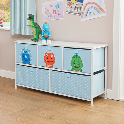 Dinosaur 5 Drawer Storage Chest