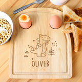 Dinosaur Egg & Toast Board - Personalised