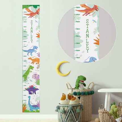 Dinosaur Height Chart - Personalised