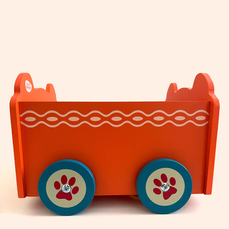 Dog Pull Along Toy Box