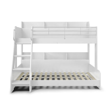 Domino Triple Sleeper Bunk Bed - White