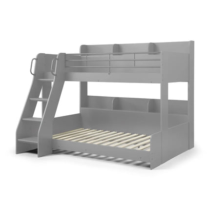 Domino Triple Sleeper Bunk Bed - Light Grey