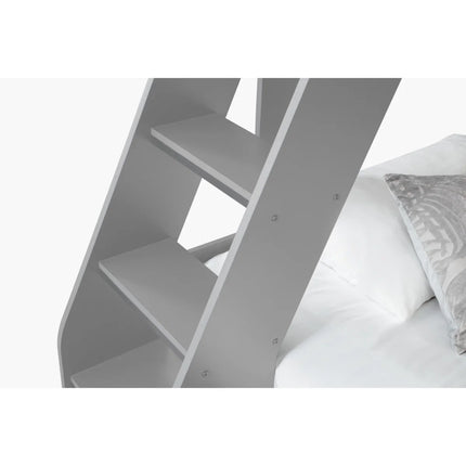 Domino Triple Sleeper Bunk Bed - Light Grey