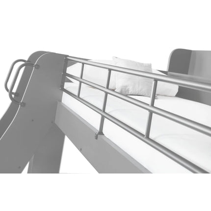 Domino Triple Sleeper Bunk Bed - Light Grey