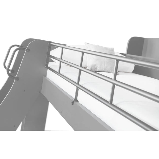 Domino Triple Sleeper Bunk Bed - Light Grey