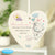 Tiny Tatty - Personalised Teddy Dream Big Pink Wooden Heart Decoration