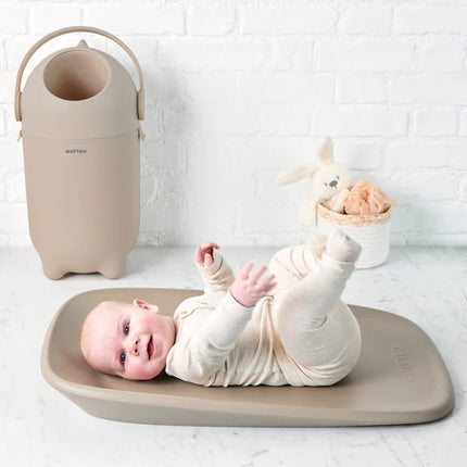 Dropy Nappy Bin - Taupe
