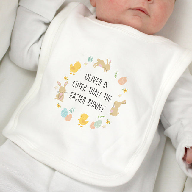 Easter Baby Bib - Personalised | 0 -3 Months