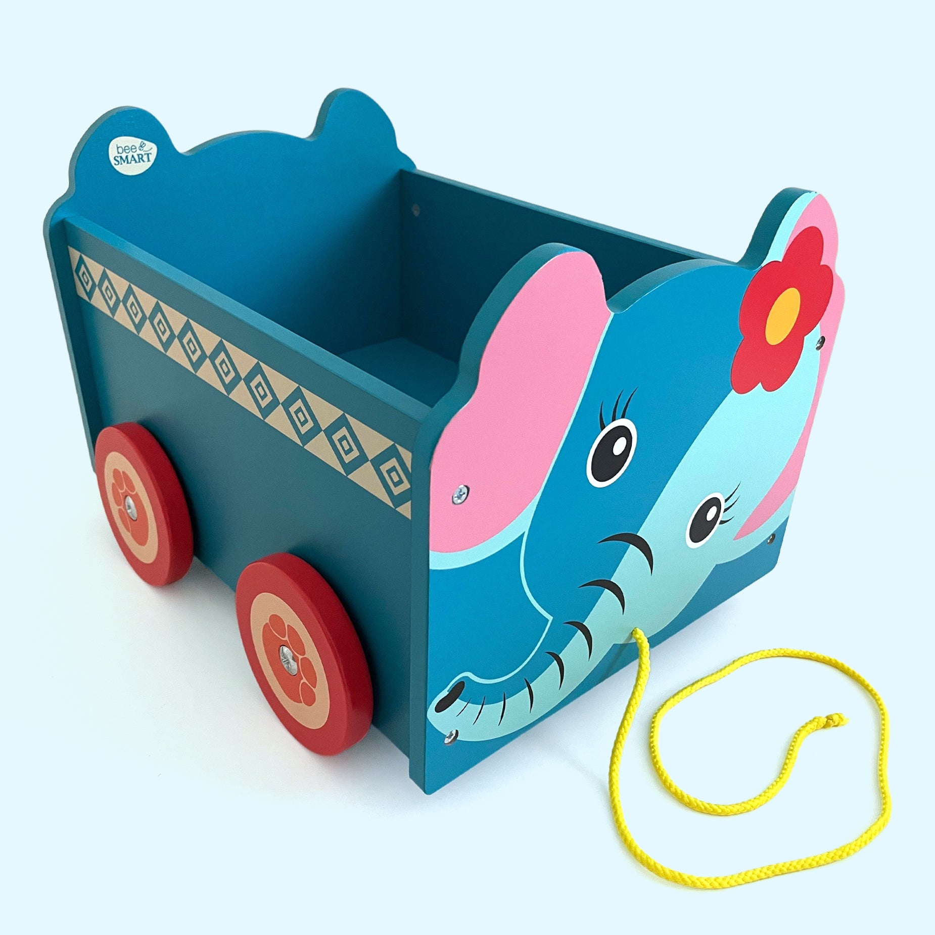 Elephant Pull Along Toy Box