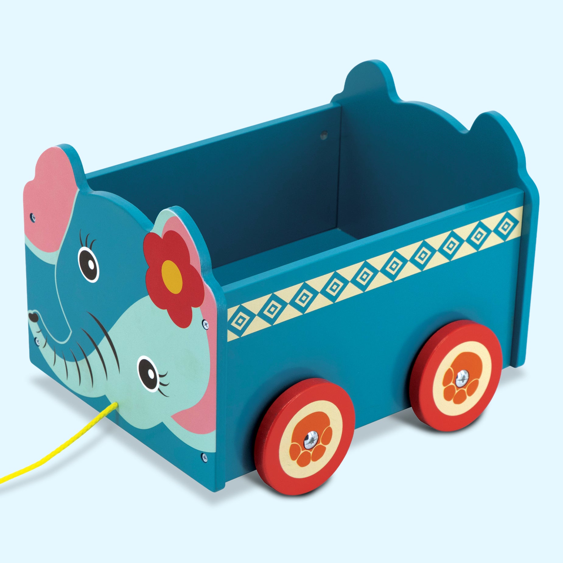 Elephant Pull Along Toy Box