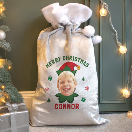 Elf Christmas Sack - Personalised