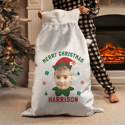 Elf Christmas Sack - Personalised