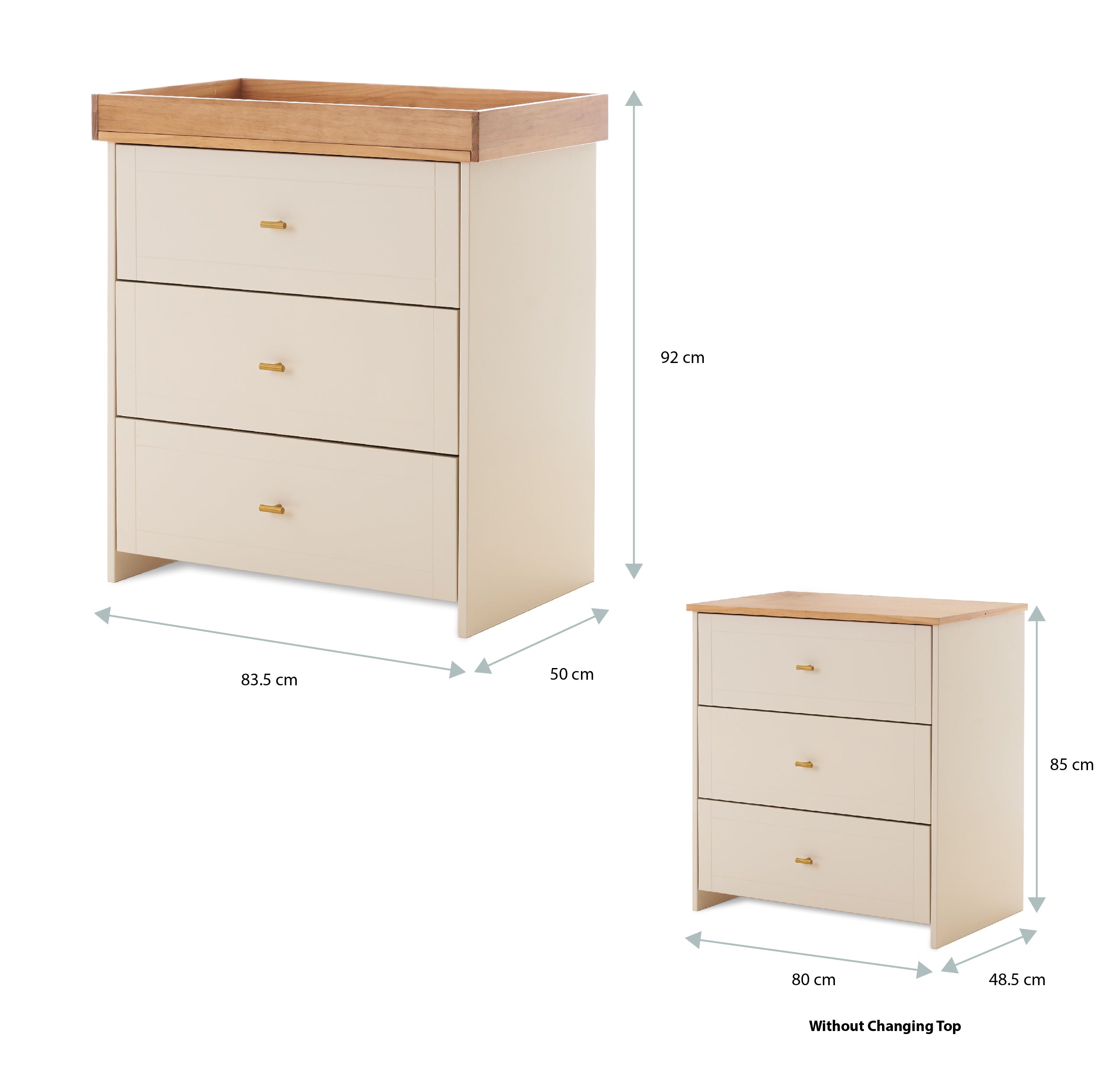 Evie 2 Piece Nursery Set - Cashmere