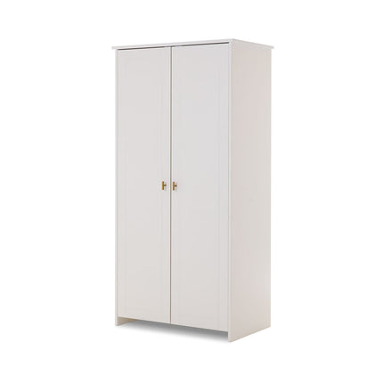 Evie Double Wardrobe - White
