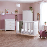 Evie 3 Piece Mini Nursery Set - White