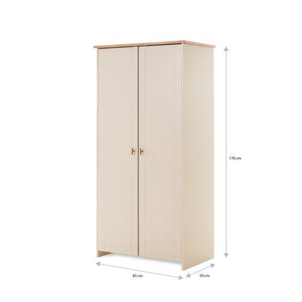 Evie Double Wardrobe - Cashmere