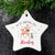 Personalised My 1st Christmas Festive Fawn Ceramic Star