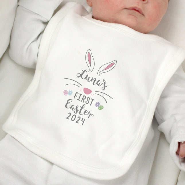 First Easter Baby Bib - Personalised | 0 -3 Months