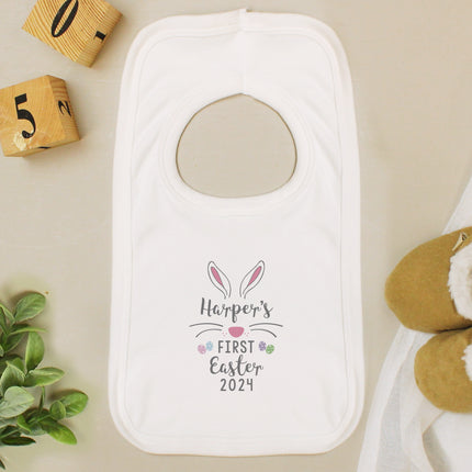 First Easter Baby Bib - Personalised | 0 -3 Months
