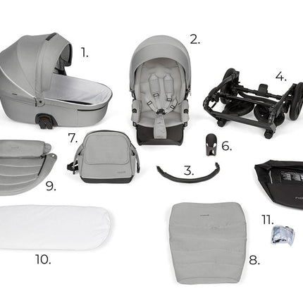 Noordi Fjordi V1 – 2in1 Pushchair with ThermoCot™ Carrycot