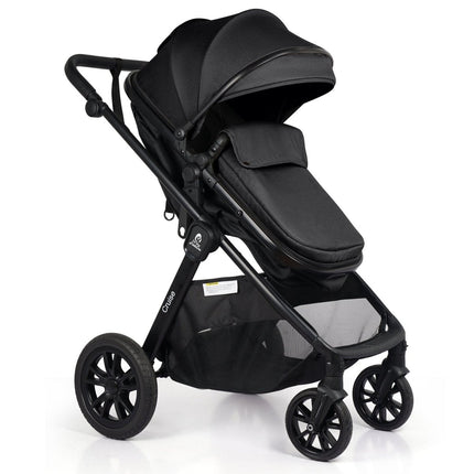 For Your Little One Cruise 3 In 1 Travel System With Car Seat - Eclipse Black (Free Cupholder / Seat Liner Included!)