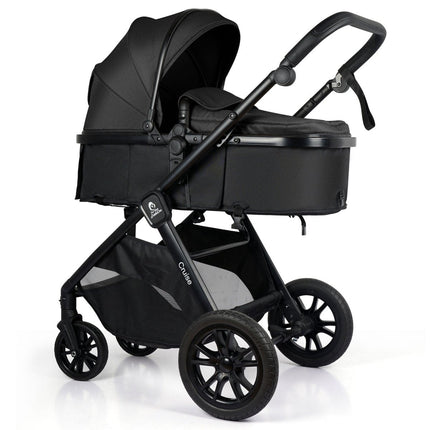 For Your Little One Cruise 3 In 1 Travel System With Car Seat - Eclipse Black (Free Cupholder / Seat Liner Included!)